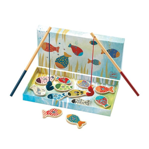 Dječja drvena igra s magnetnom ribom Djeco