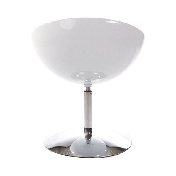 Bijela okretna stolica Kokoon Design Bowl-image-1