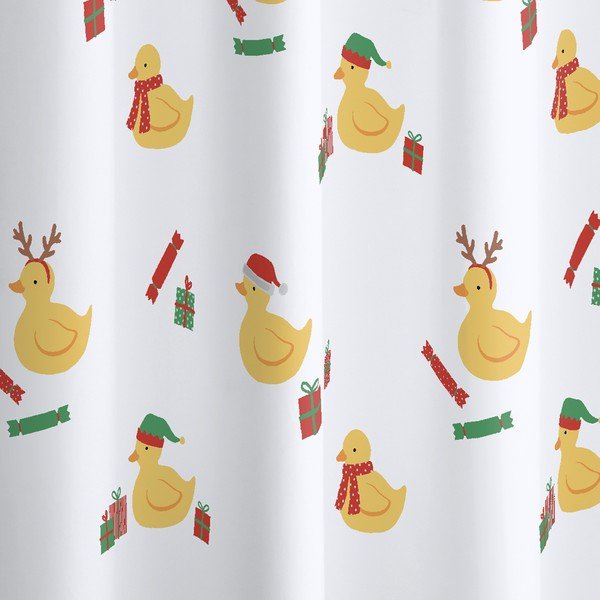 Tuš zavjesa 180x180 cm Christmas Quacker – Catherine Lansfield-image-2
