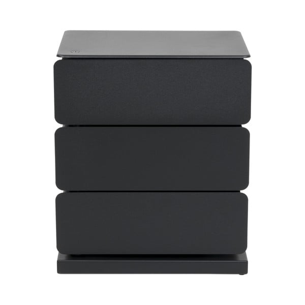 Crna metalna komoda 37x54,5 cm Joey – Spinder Design