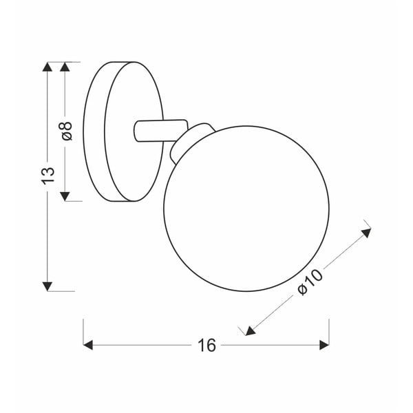 Zidna lampa u brončanoj boji ø 10 cm Rodia – Candellux Lighting-image-2