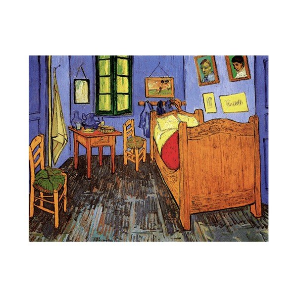 Slika Vincenta van Gogha - Vincentova spavaća soba u Arlesu, 90x70 cm