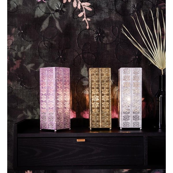 Siva stolna lampa Markslöjd Agra, visina 33,5 cm-image-4