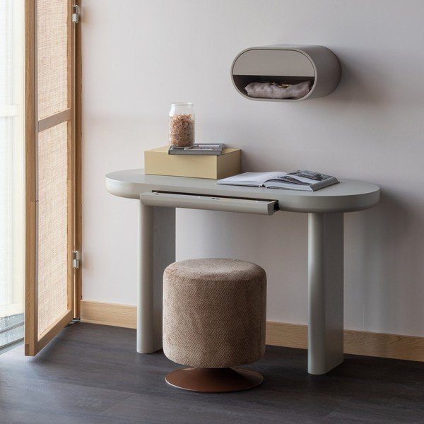 Sivo-bež polica s više razina 39 cm Momo – WOOOD-image-1