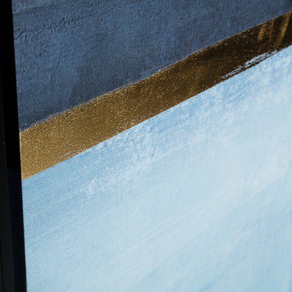 Plava slika u okviru Kave Home Abstract, 60 x 90 cm-image-2