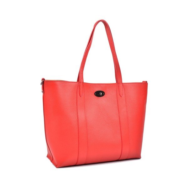 Crvena kožna torbica Carla Ferreri Gala Rosso-image-4