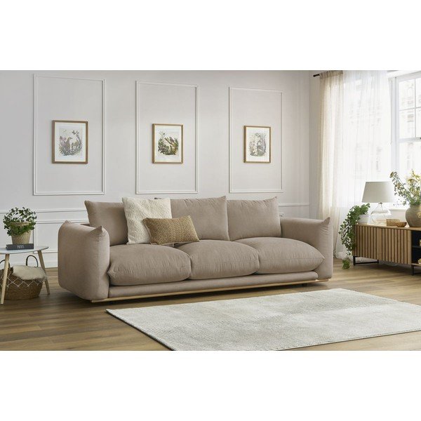 Bež sofa 265 cm Ernest – Bobochic Paris-image-1