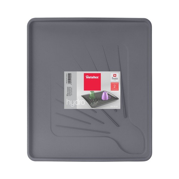 Stalak za cijeđenje posuđa Metaltex Hydro, 35 x 31 cm-image-4