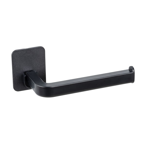 Crni plastičan držač toaletnog papira s postavljanjem bez bušenja Parma – Allstar-image-1