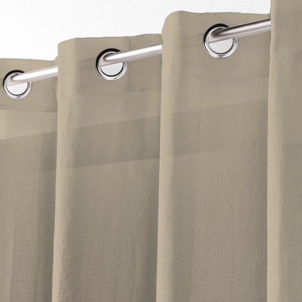 Bež prozirna zavjesa 140x280 cm Telma – douceur d'intérieur-image-1