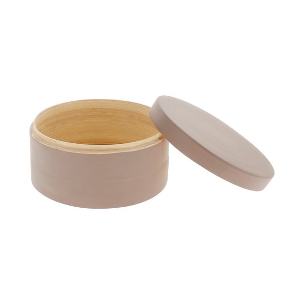 Smeđa kutija za pohranu od bambusa s poklopcem Compactor Bamboo Box-image-1