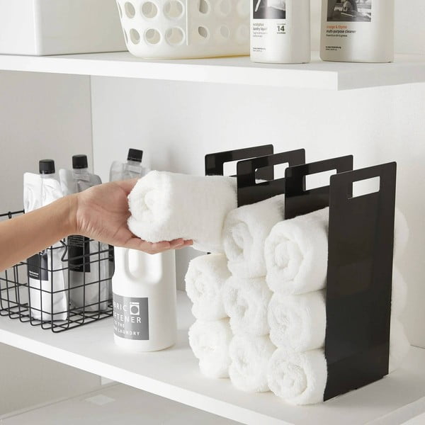 Crni metalni držači za ručnike u setu 2 kom Tower – YAMAZAKI-image-2