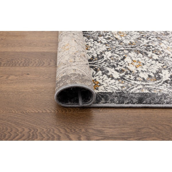 Tamno siva/boje slonovače staza 80x250 cm Soft Viskan – FD-image-3