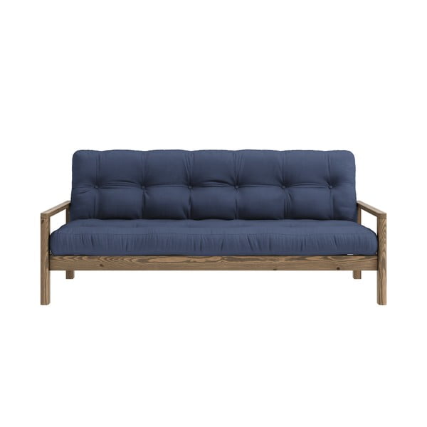 Tamno plava sklopiva sofa 205 cm Knob – Karup Design