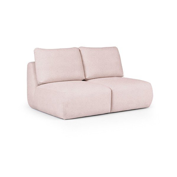 Svijetlo ružičasta sofa od bouclé tkanine 164 cm Mirel – Rodier-image-2