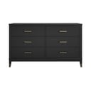 Crna komoda 144x85x41 cm Westerleigh – Støraa