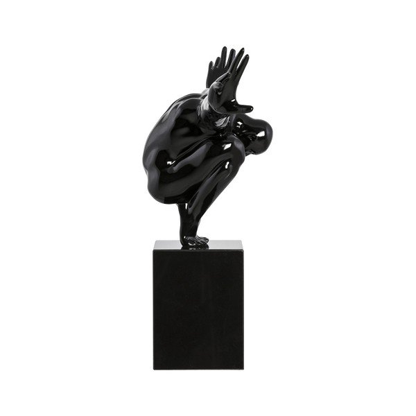 Crna ukrasna statueta Kokoon Divea-image-4