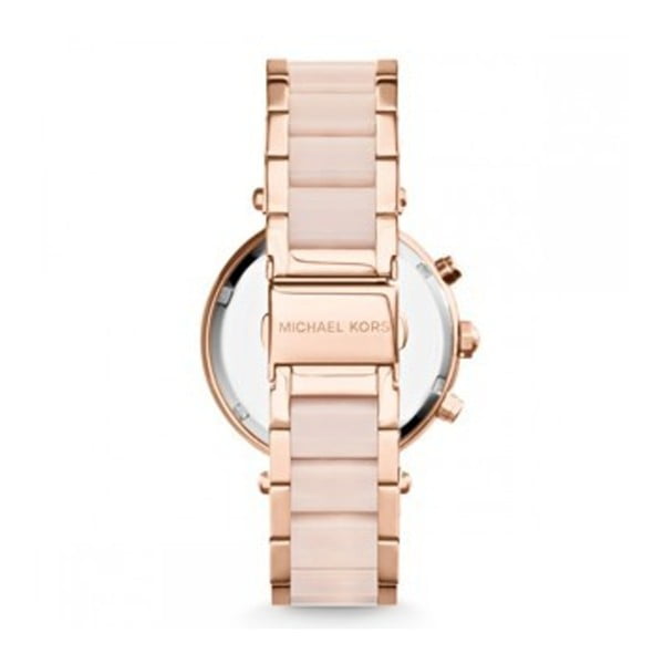 Ženski sat s ružičastim detaljima u rose gold boji Michael Kors Blush-image-1