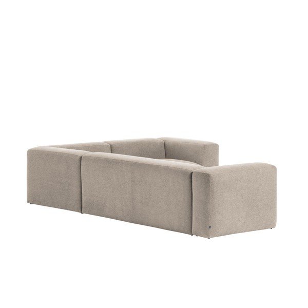 Bež kutna garnitura od šenila Blok – Kave Home-image-4