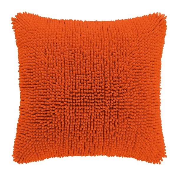 Narančasta navlaka za jastuk Tiseco Home Studio Shaggy, 45 x 45 cm