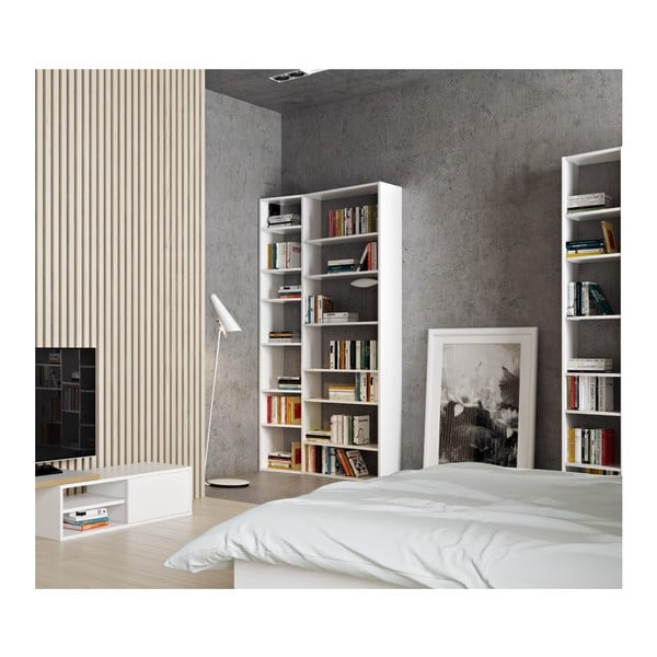 Bijela biblioteka 108x224 cm Valsa – TemaHome-image-2