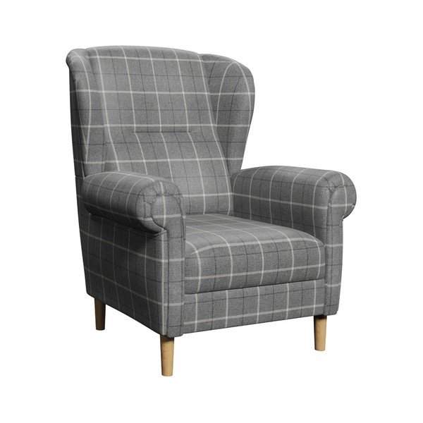 Siva wing fotelja Swan – Ropez