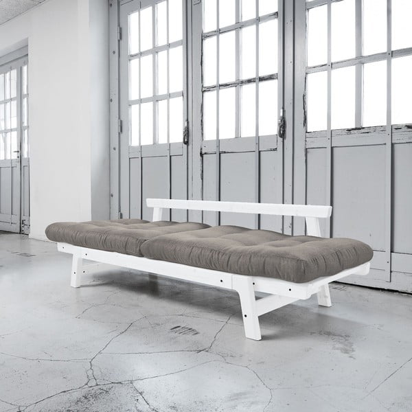 Sofa na razvlačenje Karup Step White / Granit Gray-image-3
