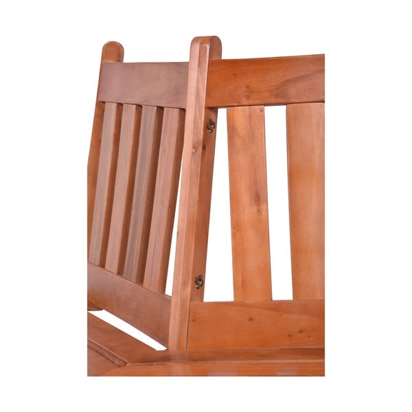 Vrtna klupa od masivnog drveta u prirodnoj boji Ontario – Garden Pleasure-image-3