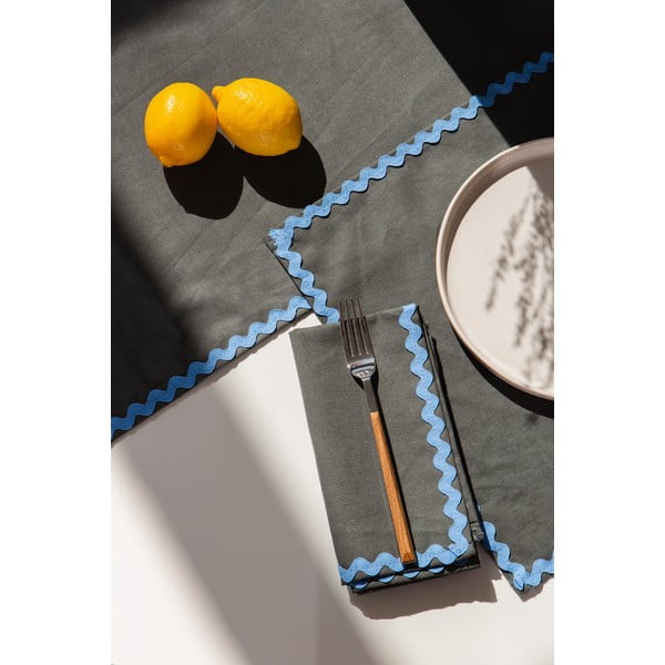 Laneni nadstolnjaci u setu 2 kom 41x130 cm Wavy – Really Nice Things-image-4