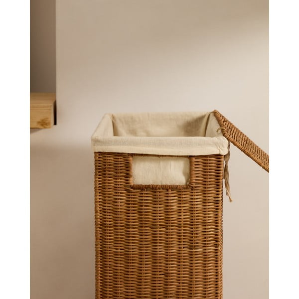 Košare za rublje u setu 2 kom od ratana u prirodnoj boji Indali – Kave Home-image-3