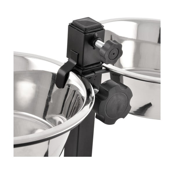 Set posuda s postoljem od nehrđajućeg čelika za pse – Love Story-image-3