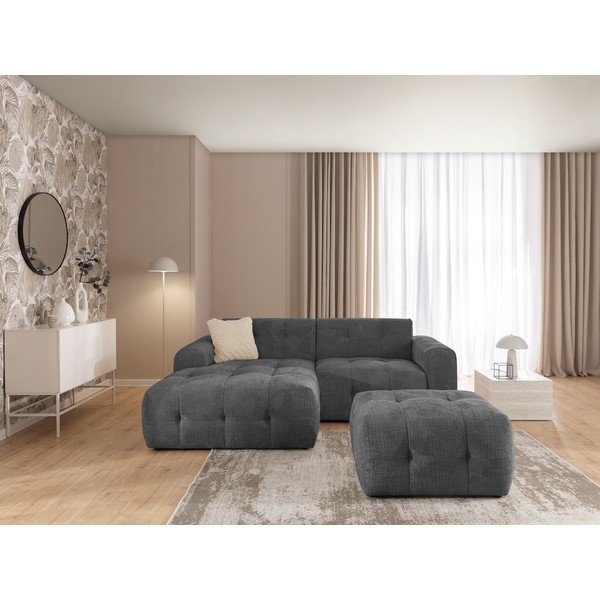 Tamno sivi tabure Melva – Ropez-image-3
