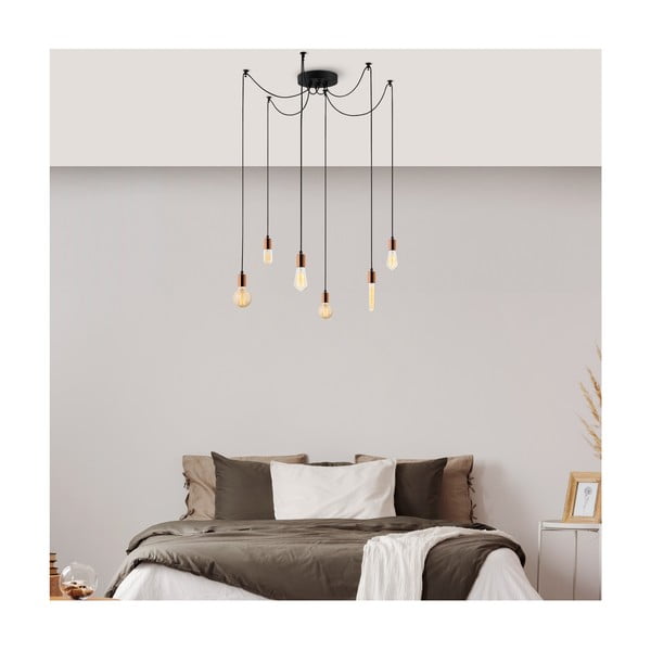 Viseća svjetiljka u bakrenoj boji Kabluni – Opviq lights-image-1