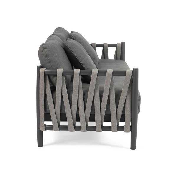 Tamno siva vrtna sofa Switch Rope – Diphano-image-3
