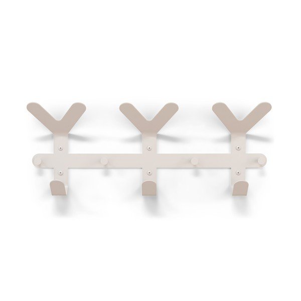 Smeđe-siva željezna zidna vješalica 66 cm Frondo – Spinder Design-image-2