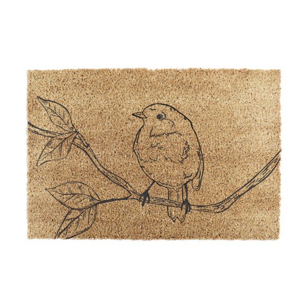 Otirač od kokosovih vlakana 40x60 cm Pencil Robin – Artsy Doormats