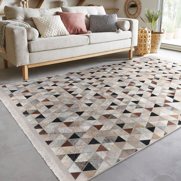 Sivo-bež tepih 160x230 cm - Mila Home-image-1