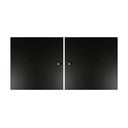 Crna vrata za modularni sustav polica 2 kom 32x33 cm Mistral Kubus - Hammel Furniture