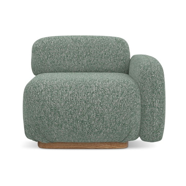 Svijetlo zelena modularna sjedeća garnitura (s desnim kutom) Ailani – Makamii