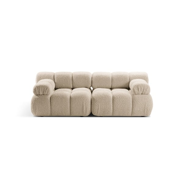 Bež sofa od bouclé tkanine 188 cm Bellis – Micadoni Home