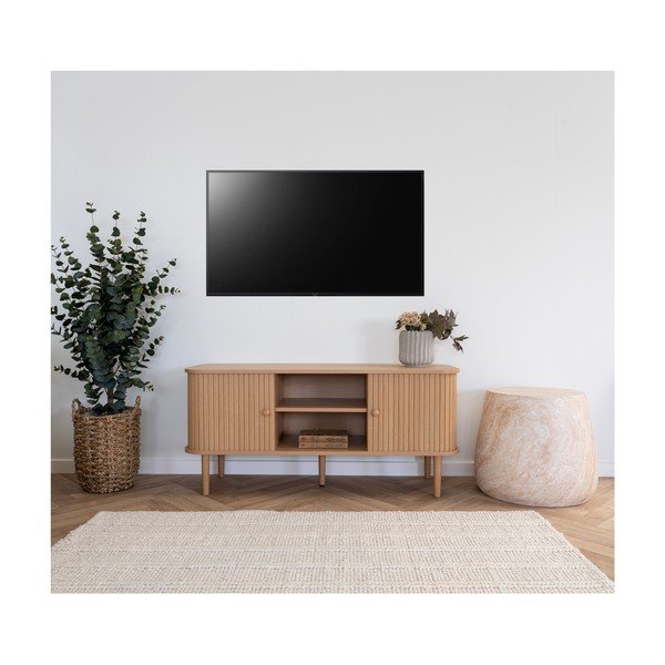 TV komoda u dekoru bora u prirodnoj boji 113x51,5x40 cm Nikko – House Nordic-image-1
