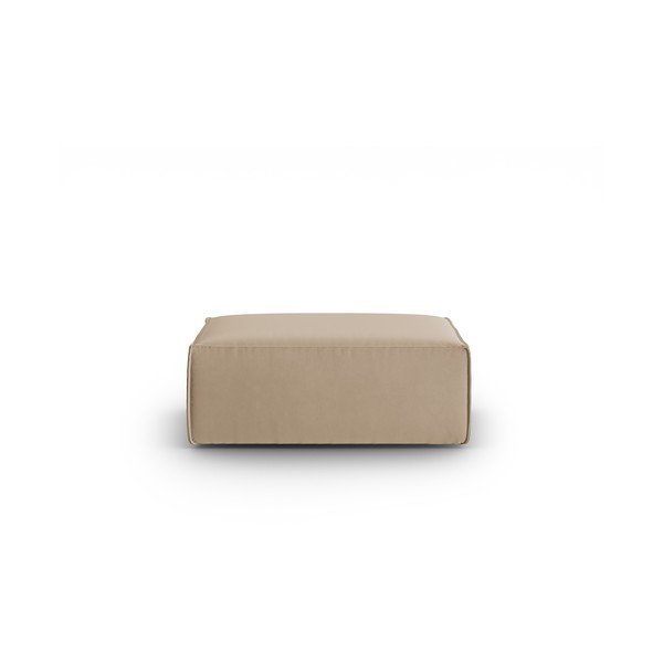 Svjetlo smeđi baršunast tabure Mackay – Cosmopolitan Design-image-2