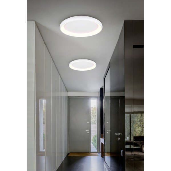 Bijela LED stropna svjetiljka s mogućnosti zatamnjivanja Cardona – Trio-image-1