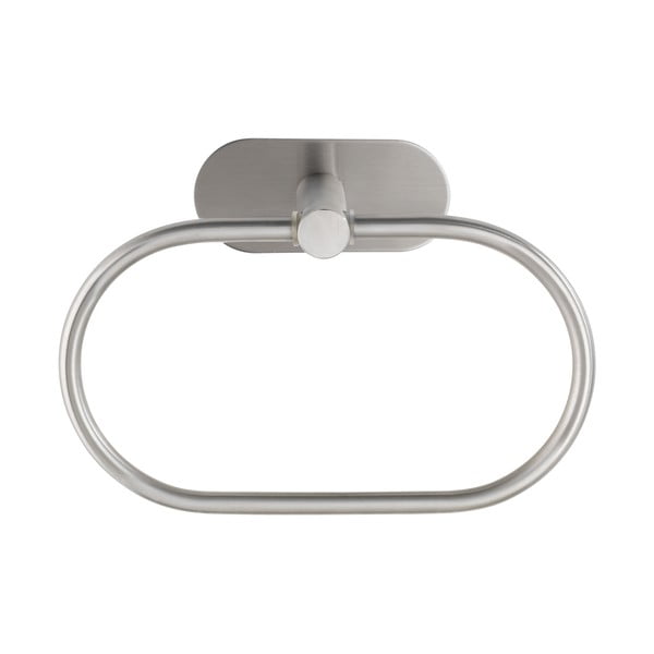 Zidni držač za ručnike od mat nehrđajućeg čelika Wenko Orea Ring Turbo-Loc®