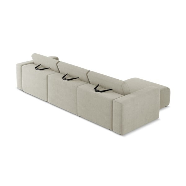 Bež kutna garnitura (s lijevim kutom) Kalea – Makamii-image-4