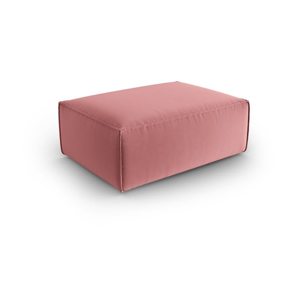 Ružičasti baršunast tabure Mackay – Cosmopolitan Design