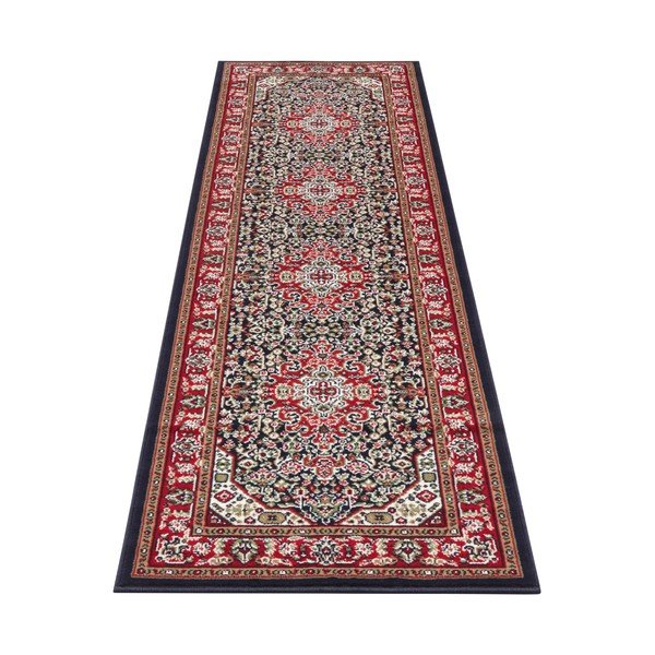 Crveno-plavi tepih Nouristan Skazar Isfahan, 80 x 250 cm-image-2
