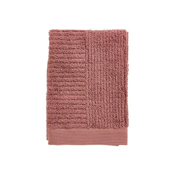 Pamučan ručnik od frotira boje terakote 50x70 cm Classic – Zone