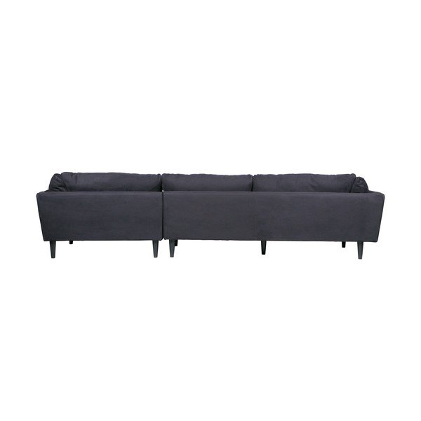 Crna sofa WOOOD Rocky, desni kut-image-4