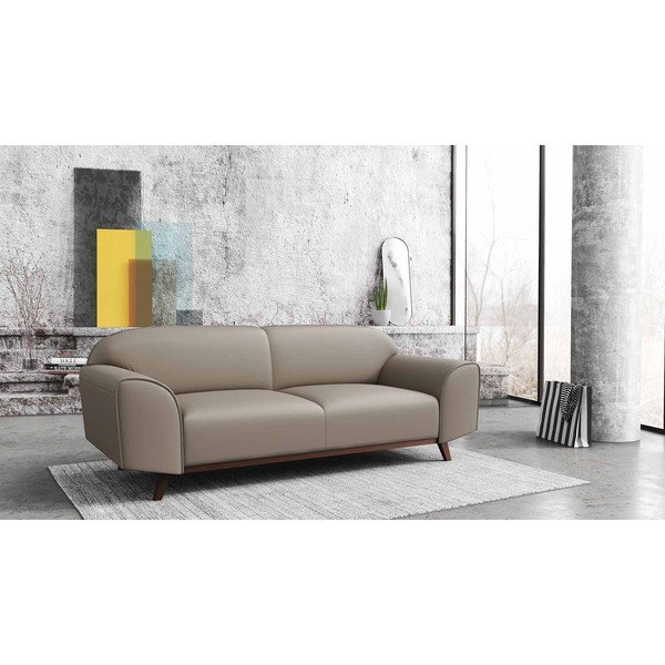 Svjetlo smeđa kožna sofa 193 cm Nesbo – MESONICA-image-1